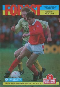 Nottingham Forest v Manchester City 1991/92
